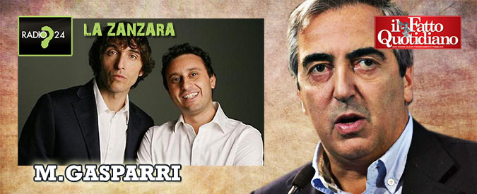 Copertina di Gasparri attacca Saviano e insulta Cruciani e Parenzo: “Delinquenti, pagliacci, spacciatori. Fanculo”. Poi riattacca il telefono