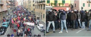 Copertina di Ultradestra a Genova, città blindata per manifestazione antifascista. Scontri tra antagonisti e polizia