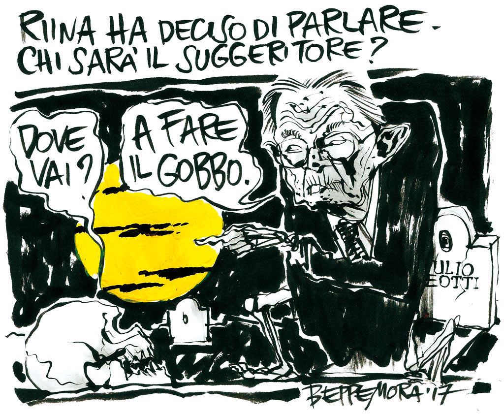 Copertina di La vignetta di Beppe Mora