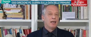 Copertina di Pd, Gomez: “Renzi vuole primarie subito anche per la torbida storia Consip”. E in studio nessuno replica
