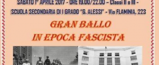 Copertina di Roma, il ministero dell’Istruzione invia gli ispettori nell’istituto del “Gran ballo in epoca fascista”