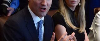 Copertina di Ivanka Trump ‘padrona di casa’ durante l’incontro con Justin Trudeau