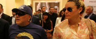 Copertina di Maradona interrogato dalla polizia a Madrid dopo “lite furibonda” con la fidanzata Rocío