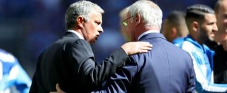 Copertina di Ranieri esonerato, l’ex nemico Mourinho al suo fianco: “Il Leicester gli dedichi lo stadio” – VIDEO
