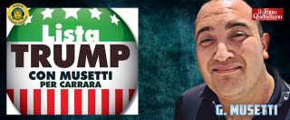 Copertina di Trump, a Carrara nasce lista a suo nome. Il fondatore: “Nel simbolo anche 5 Stelle, sarebbe bello allearsi con Grillo”