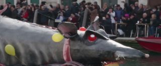 Copertina di Venezia, la pantegana gigante apre i festeggiamenti del carnevale. Aspettando il volo dell’angelo