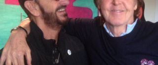 Copertina di Paul McCartney e Ringo Starr di nuovo in studio insieme