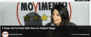 Copertina di Virginia Raggi, il blog di Beppe Grillo contro il Corriere: “Ricostruzioni fantasiose sul caso polizza”