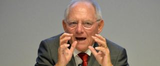 Bce, Draghi: “Le critiche di Schäuble? Comprensibili prima delle elezioni”. E difende la Germania da attacchi di Trump