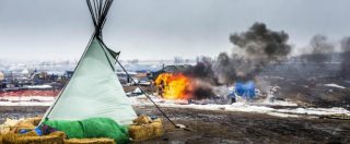 Usa, la resa dei Sioux dopo la decisione di Trump: sgomberato il campo, l’oleodotto si farà