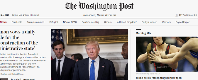 Washington Post, i rischi e le opportunità della scelta anti Trump
