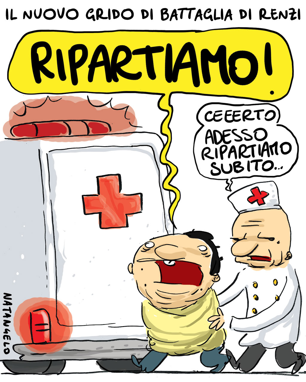 Copertina di La vignetta di Natangelo