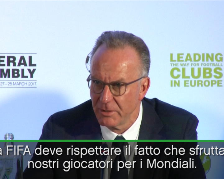 Copertina di Fifa, i club contro il mondiale allargato. Rumenigge: “A Zurigo sanno che non siamo entusiasti”