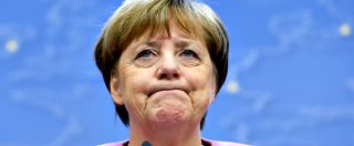 Copertina di Germania, nessun effetto Shulz: Merkel in netto vantaggio col 40% dei voti. Lui non oltre il 30: “Sono un vecchio calciatore”