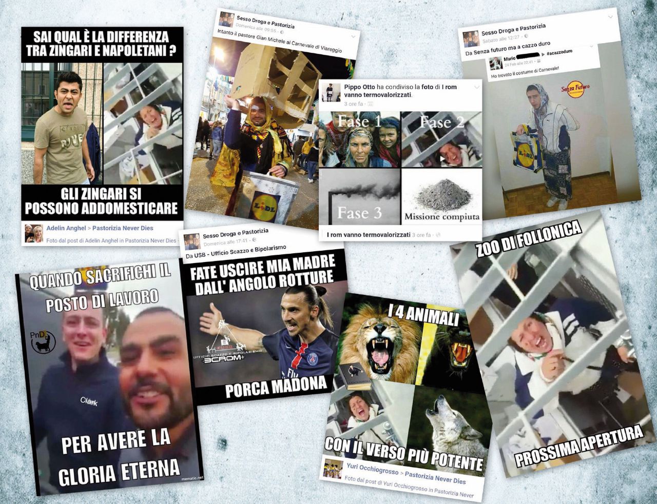 Le due rom in gabbia: l’odio virtuale genera mostri reali