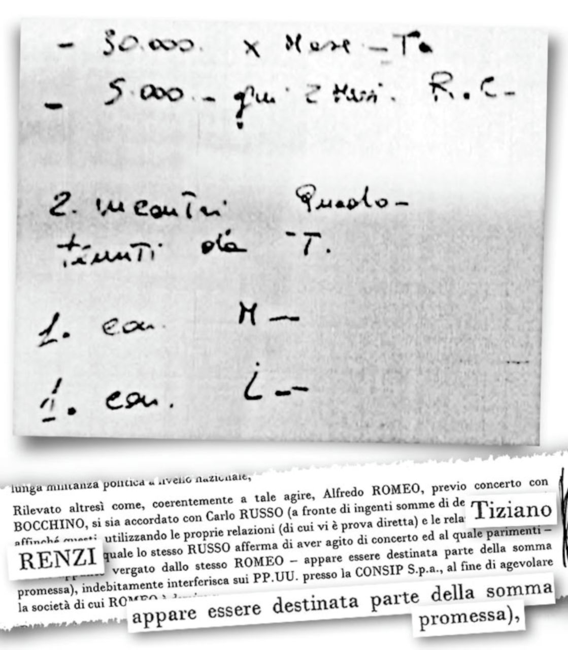 Copertina di “Ecco il pizzino con i 30 mila al mese per Tiziano”