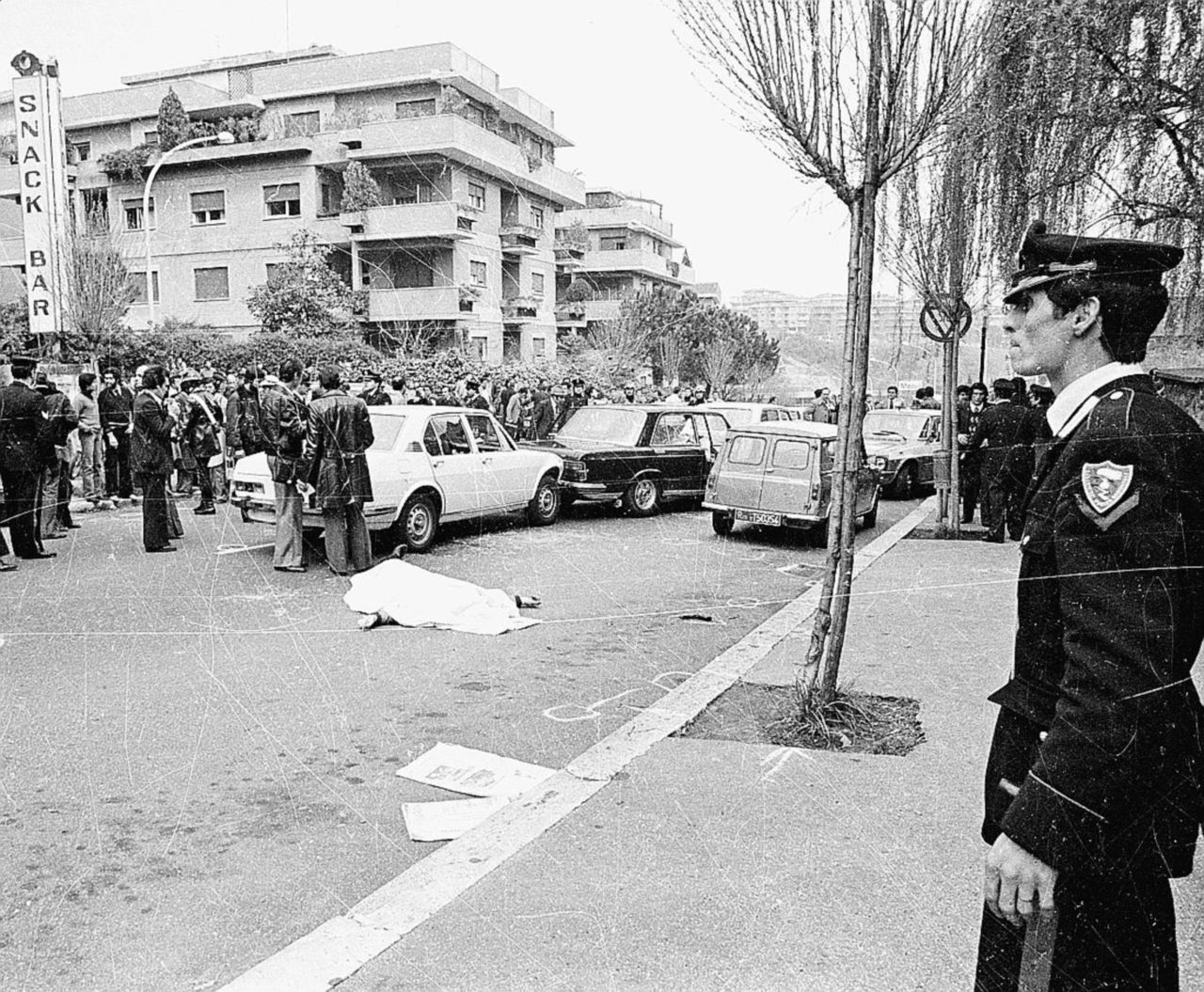 16 marzo ’78 - In via Fani a Roma dopo il sequestro di Aldo Moro e la strage dei cinque uomini della sua scorta “Bonisoli mi disse: uccisi io il caposcorta di Aldo Moro”