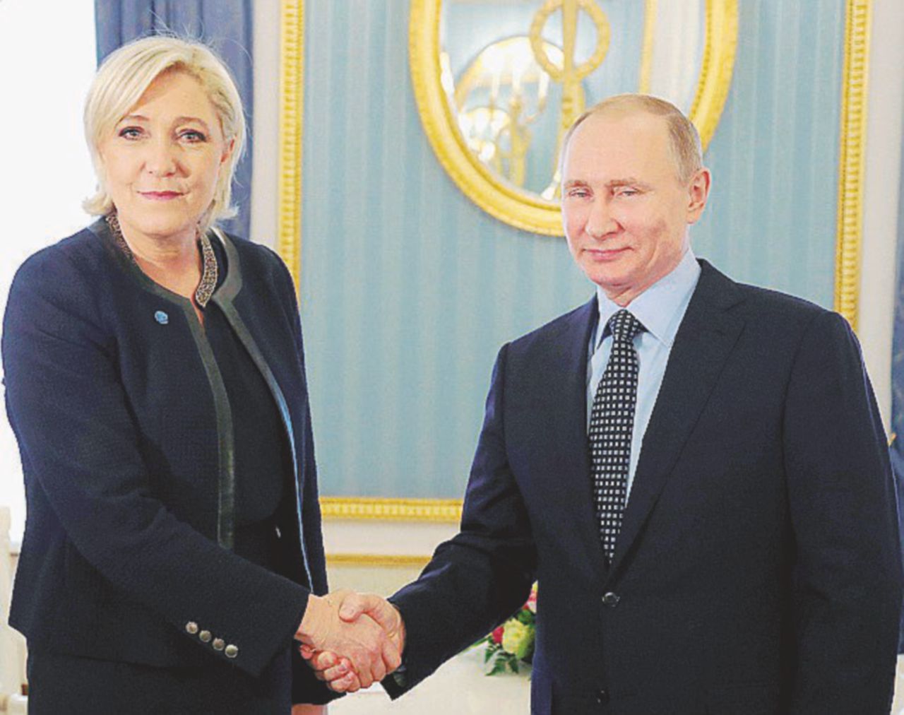 Uniti si vince - Marine Le Pen e Putin: lei è favorita con il Front National al primo turno delle Presidenziali - Ansa Niente soldi per la “compagna” Le Pen