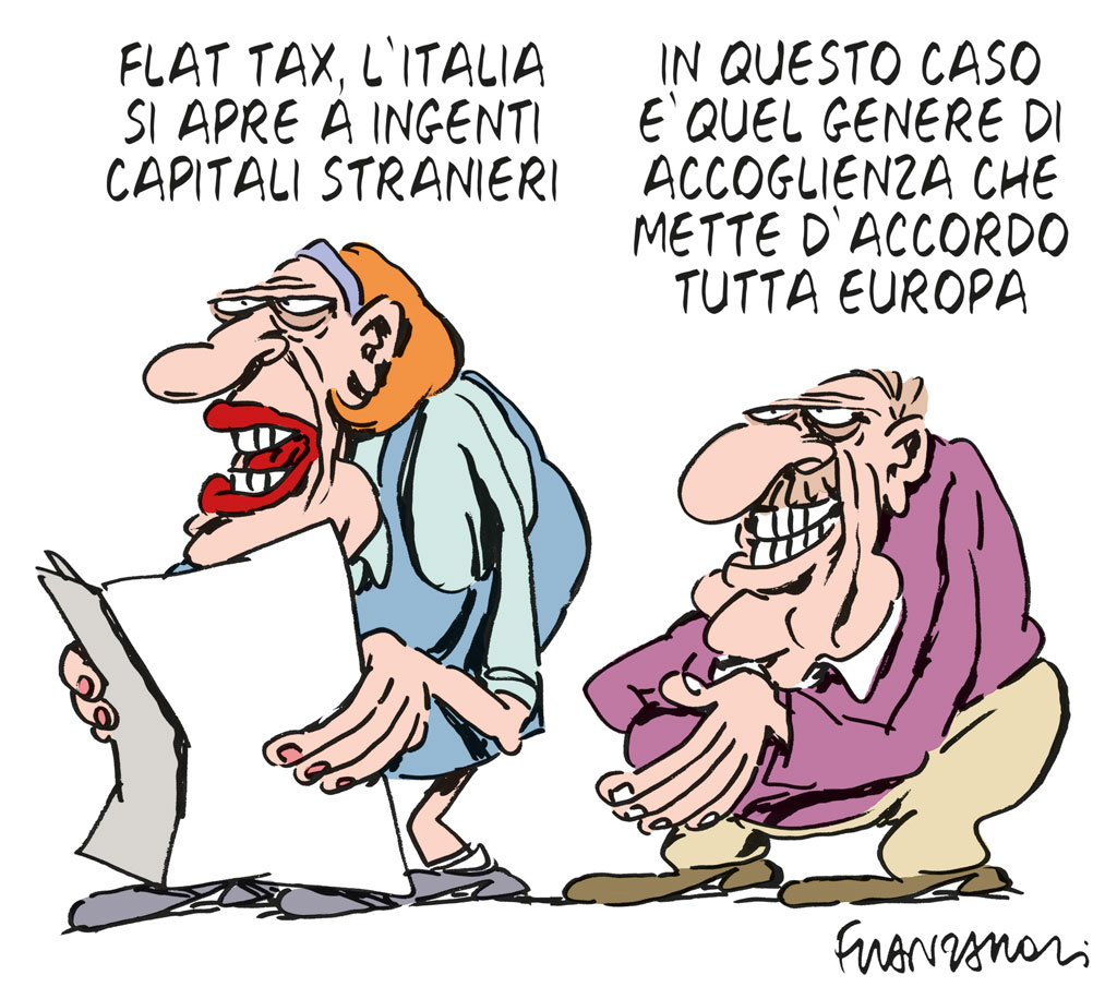 Copertina di La vignetta di Franzaroli