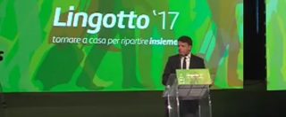 Pd, Renzi al Lingotto: ‘Necessario essere segretario e candidato premier. Tessere? Sono 420mila, qualche abuso può esserci’