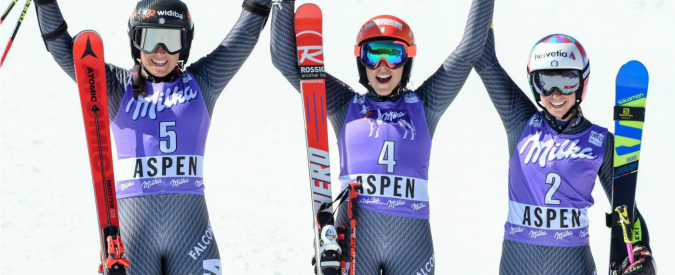 Sci alpino, tripletta azzurra nel gigante di Coppa del mondo ad Aspen: trionfa Brignone davanti a Goggia e Bassino