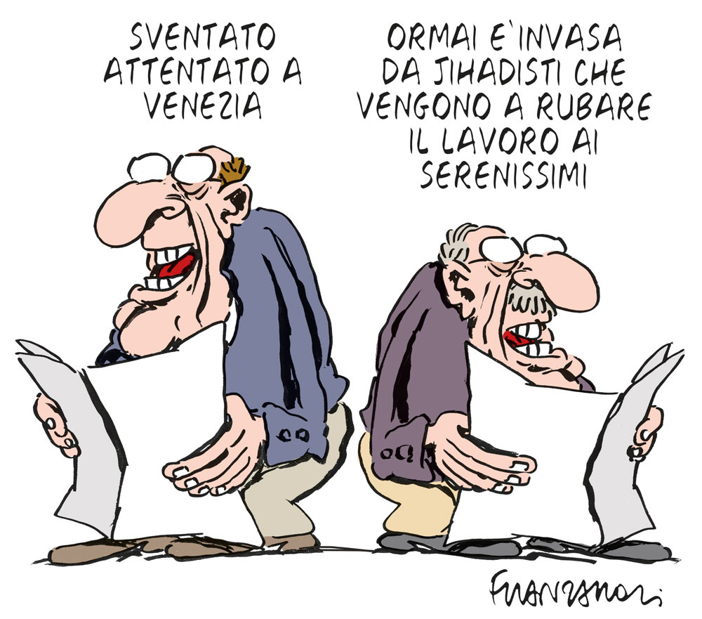 Copertina di La vignetta di Franzaroli