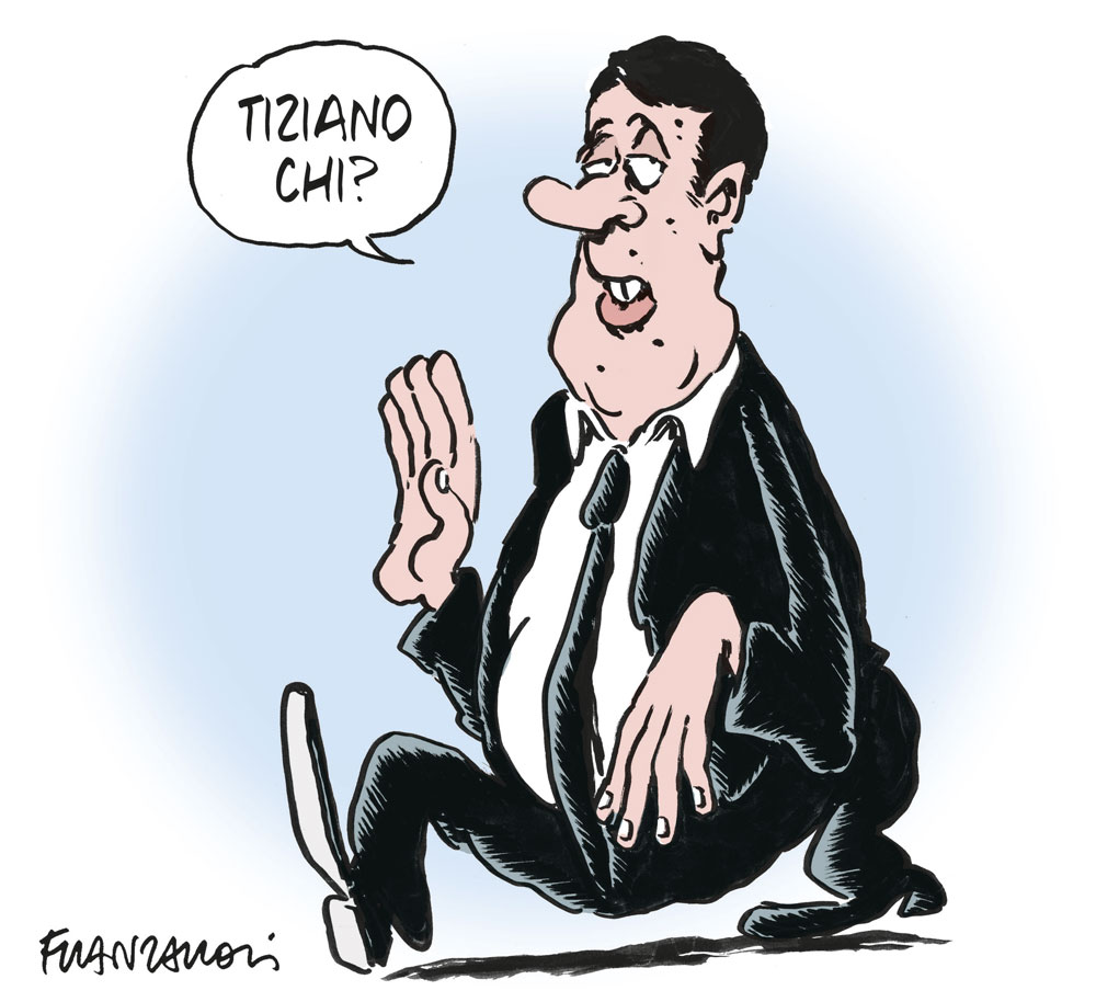 Copertina di La vignetta di Franzaroli