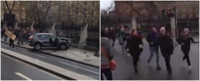 Copertina di Attentato Londra, la gente che fugge poi gli spari. Paura a Westminster