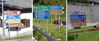 Copertina di Alto Adige, il dibattito sui nomi bilingui dei luoghi non finisce mai: comitati, trattative e accordi saltati. Svp: “Ferita aperta”