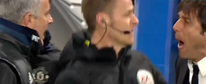 Copertina di Calcio, faccia a faccia tra Conte e Mourinho a bordo campo: i due arrivano quasi alle mani