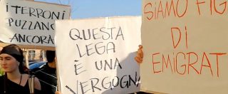 Copertina di Torre del Greco, sindaco Ciro Borriello diventa leghista. Protesta dei collettivi: “Il 22 aprile a Pontida, per aiutarli a casa loro”