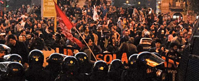 Trattati di Roma, la sinistra movimentista divisa in piazza. Timore black bloc per la manifestazione degli Euro-Stop
