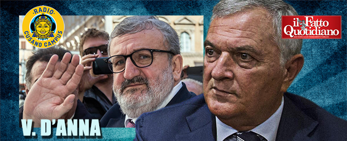 Copertina di D’Anna (Ala): “Emiliano? Una faccia da culo. Non uso altri termini, quella parte del corpo si chiama così”