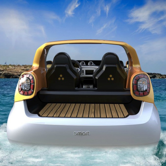 Copertina di Non basta la città, ora Smart si prende anche il mare: ecco il prototipo Forsea – FOTO