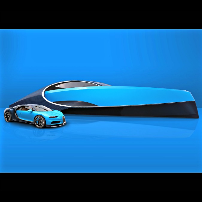 Copertina di Bugatti, dopo le auto ecco lo yacht di lusso col caminetto sul ponte – FOTO