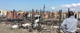 Copertina di Foggia, il Gran ghetto di Rignano ridotto in cenere. Le immagini girate poche ore dopo il rogo