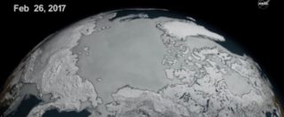 Copertina di Allarme Nasa, il ghiaccio marino al suo minimo storico da quando sono iniziate rilevazioni satellitari