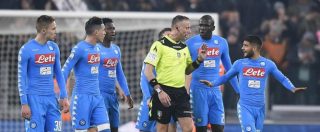 Copertina di Juventus-Napoli, il post-partita fra rigori, polemiche e tweet. Partenopei furiosi: “Decisioni vergognose, fa male al calcio”