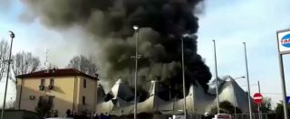 Copertina di Milano, a fuoco l’ex kartodromo di Cinisello: l’impianto era fallito nel 2014