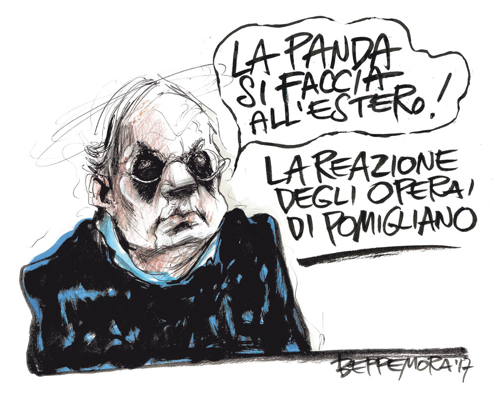 Copertina di La vignetta di Beppe Mora