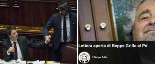 Copertina di Grillo, lettera al Pd: “Siete sottomessi ad un capetto da cortile e io sono despota?”. La replica: “Coniglio, scappi sempre”