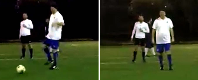 Copertina di “Renzi? Notevolmente sovrappeso. E dopo il calcetto, panzerotti pugliesi”. Il video del riscaldamento dell’ex premier