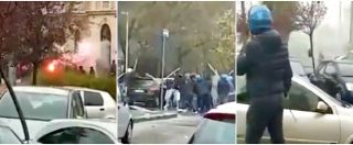 Copertina di Sassari, scontri prima dell’amichevole Cagliari-Sorso. I tifosi cagliaritani incrociano gli ultras della Torres: feriti e danni