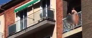 Copertina di E’ primavera, la coppia spagnola non tiene a bada i bollenti spiriti. Che ci faranno sul balcone?