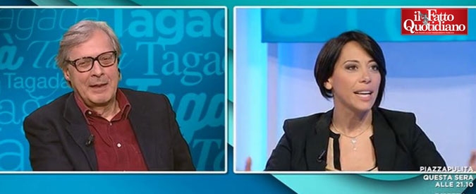 Copertina di Viagra, Sgarbi prova a mettere in imbarazzo la De Girolamo: “Ma tuo marito Boccia usa il Cialis o no?”