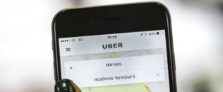 Copertina di Uber, l’app permette di evitare i controlli delle autorità. Attiva anche in Italia