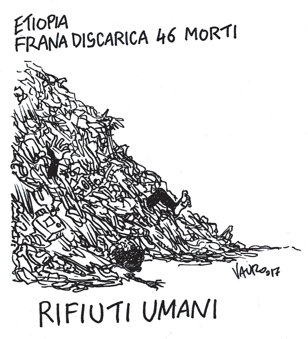 Copertina di La vignetta di Vauro