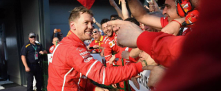 Copertina di Formula 1, la Ferrari trionfa e la politica esulta. Gentiloni: “È l’Italia che torna a vincere”