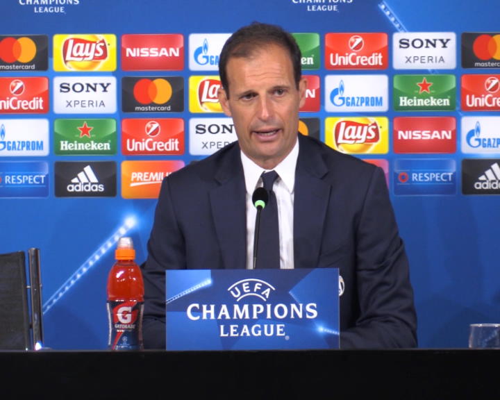 Copertina di Juventus-Barcellona, Allegri: “Piedi per terra. Siamo a metà dell’opera”