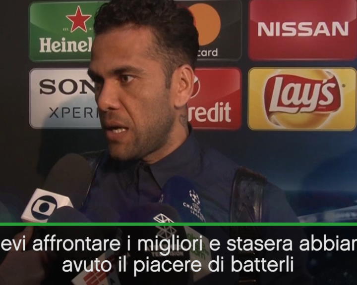 Copertina di Barcellona-Juventus, Dani Alves: “Meglio di un sogno”